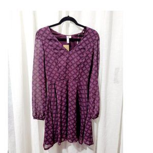 Purple Mini Fit and Flare